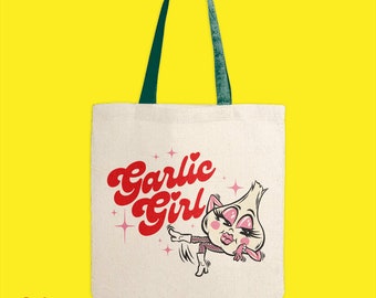 GARLIC GIRL Tote Bag