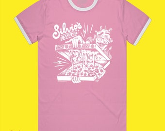 Silvios Pizzeria Classic Pink Ringer (Few Left!)