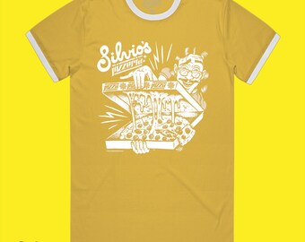 Silvio’s Pizzeria Classic Gold Ringer Tee (Few Left!)