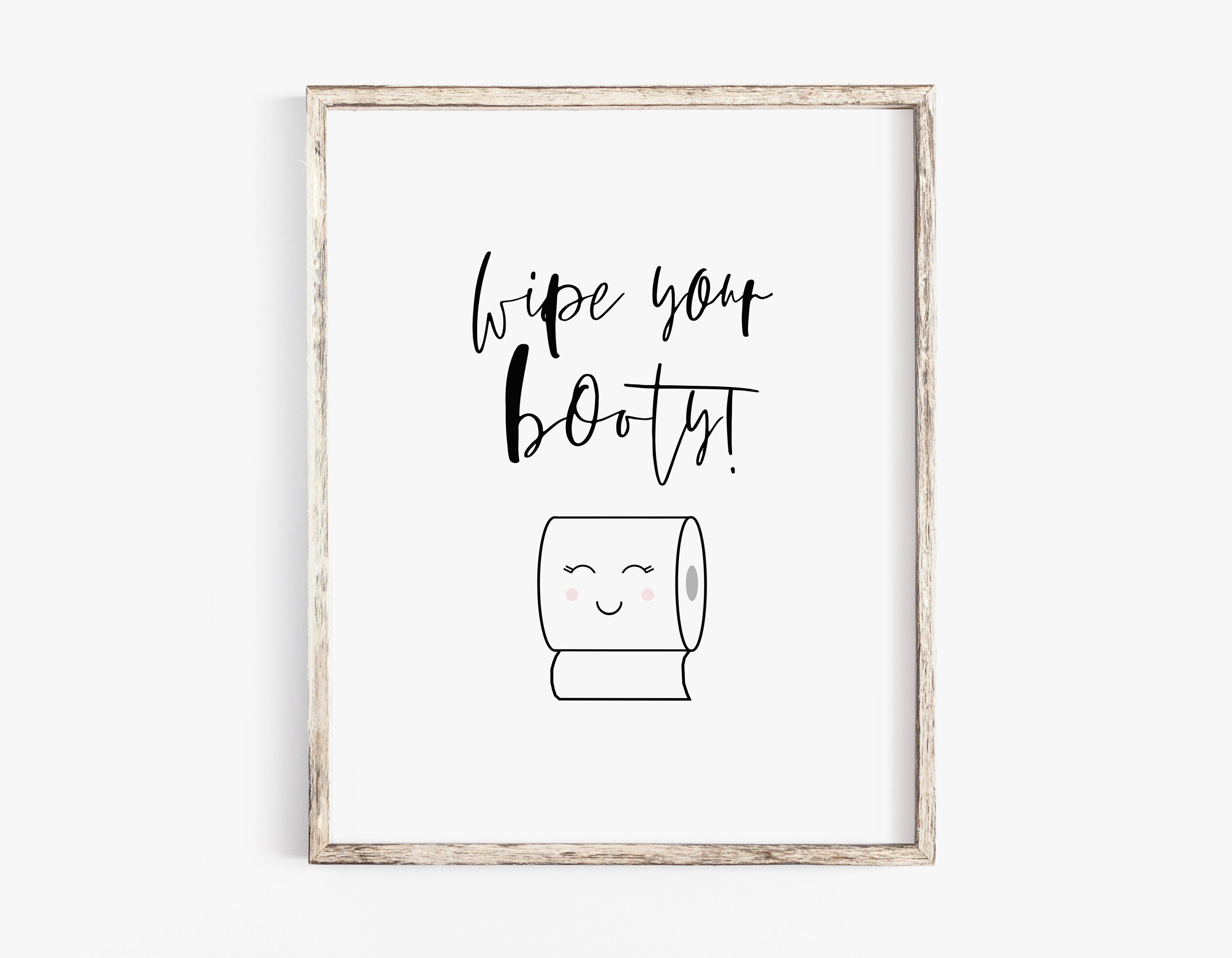 Kids Bathroom PRINTABLE Wall Art / Kids Bathroom Decor / Cute | Etsy