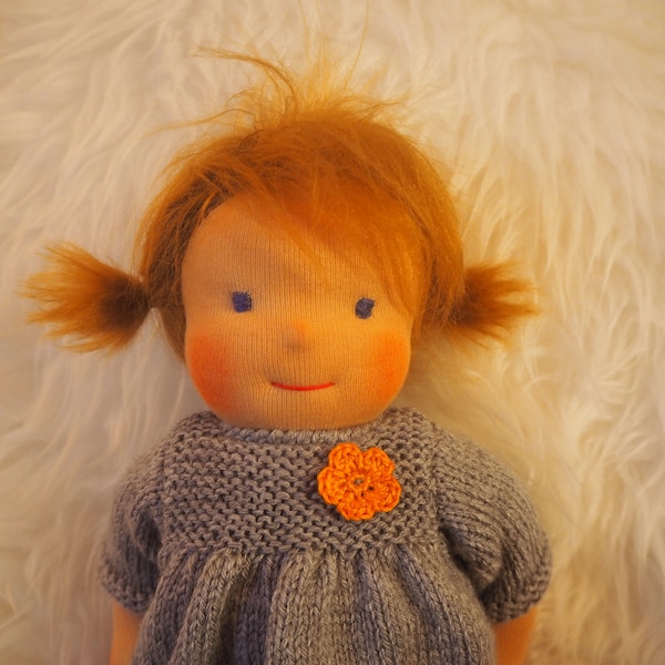 Lucky Mouse "Lotta" rag doll, Waldorf-style rag doll*, cuddly doll, baby doll