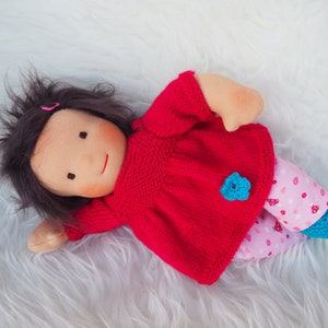 Glücksmäuschen &quot;Susi&quot; Stoffpuppe nach Waldorfart, Puppe auf Wunsch
