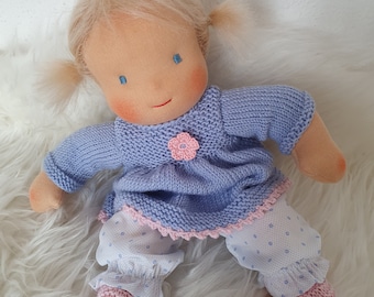 Lucky Mouse "Lilian" rag doll, Waldorf-style rag doll, cuddly doll, baby doll, Waldorf doll