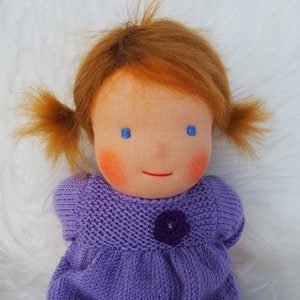 Lucky Mouse "Mila" rag doll, Waldorf-style rag doll, cuddly doll, baby doll, Waldorf doll