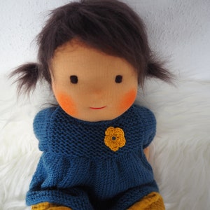 Glücksmäuschen "Trixi" rag doll, rag doll in the Waldorf style, cuddly doll, baby doll, Waldorf doll