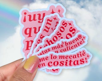 Colombian Idioms Sticker Pack: Five Fun Spanish Phrases