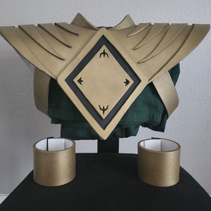 Power Ranger Dragon Shield Replica: Green Ranger Cosplay Armor