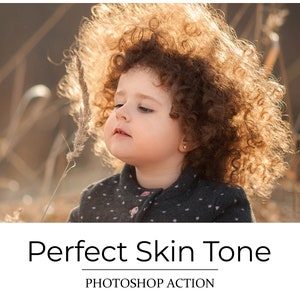 Acción PS de tono de piel - Acción de retoque - Colores de piel - Acción de Photoshop de retrato - Edición de fotografías - Herramienta de fotógrafos - Photoshop CC