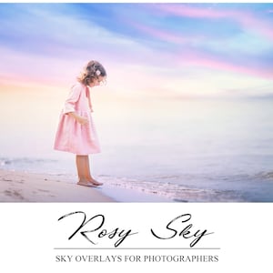Pink Sky Overlays - Photoshop Overlays - Pastel Sky - Photography Background - Dreamy Sky Background - Sky Backdrop - Photographers Tool