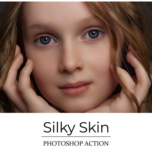 Smooth Skin PS Action - Retouch Action - Skin Smoother - Portrait Photoshop Action - Photo Editing - Photographers Tool - Photoshop CC