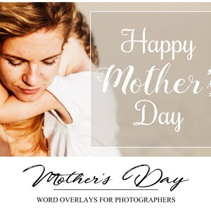 Mothers Day Overlays - Photoshop Overlays - Word Overlays - Gold - White - Quote Overlay - Mothers Day Phrases - Mothers Day Gift - PNG Text