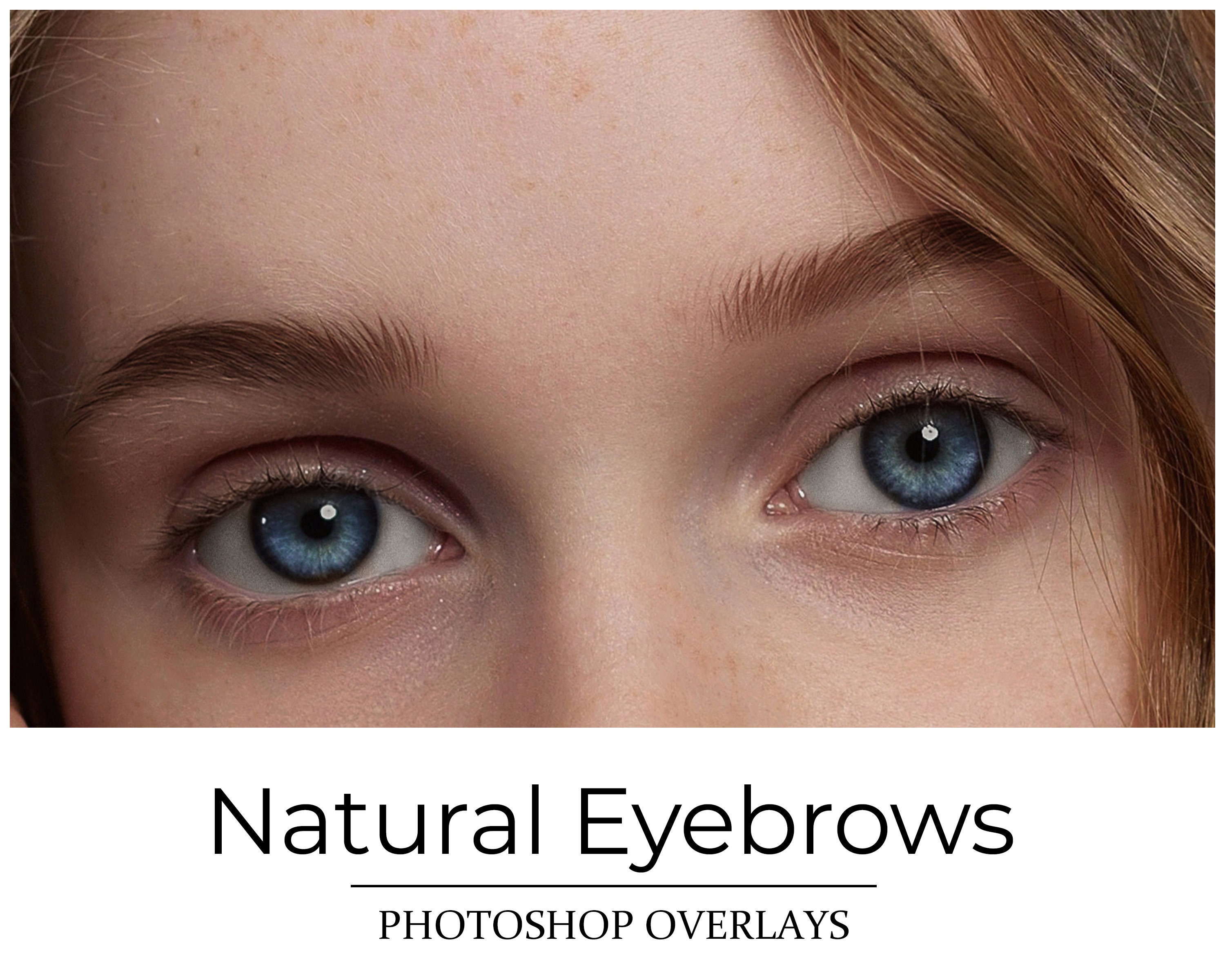 Eyebrow Overlays - PNG on Transparent Background - Portrait Retouch - Brows PNG - Portrait Overlays -  Photoshop Overlay - Photographer Tool