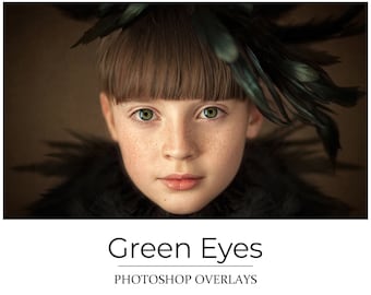 Superposiciones de iris de ojos verdes - Lentes de ojos PNG Clipart - Superposición de color de ojos - Retoque de retrato - Lentes digitales - Superposición de Photoshop - Tinte de ojos PNG