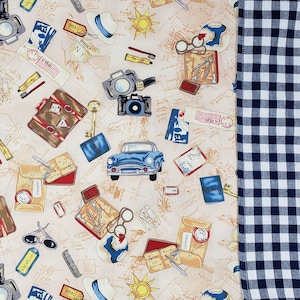 Explorer Cotton Pillowcase, Travel Inspired Pillowcase, Travel Pillowcase, 14 x 20 Pillowcase, Cotton Pillowcase, Handmade Traveler Gift