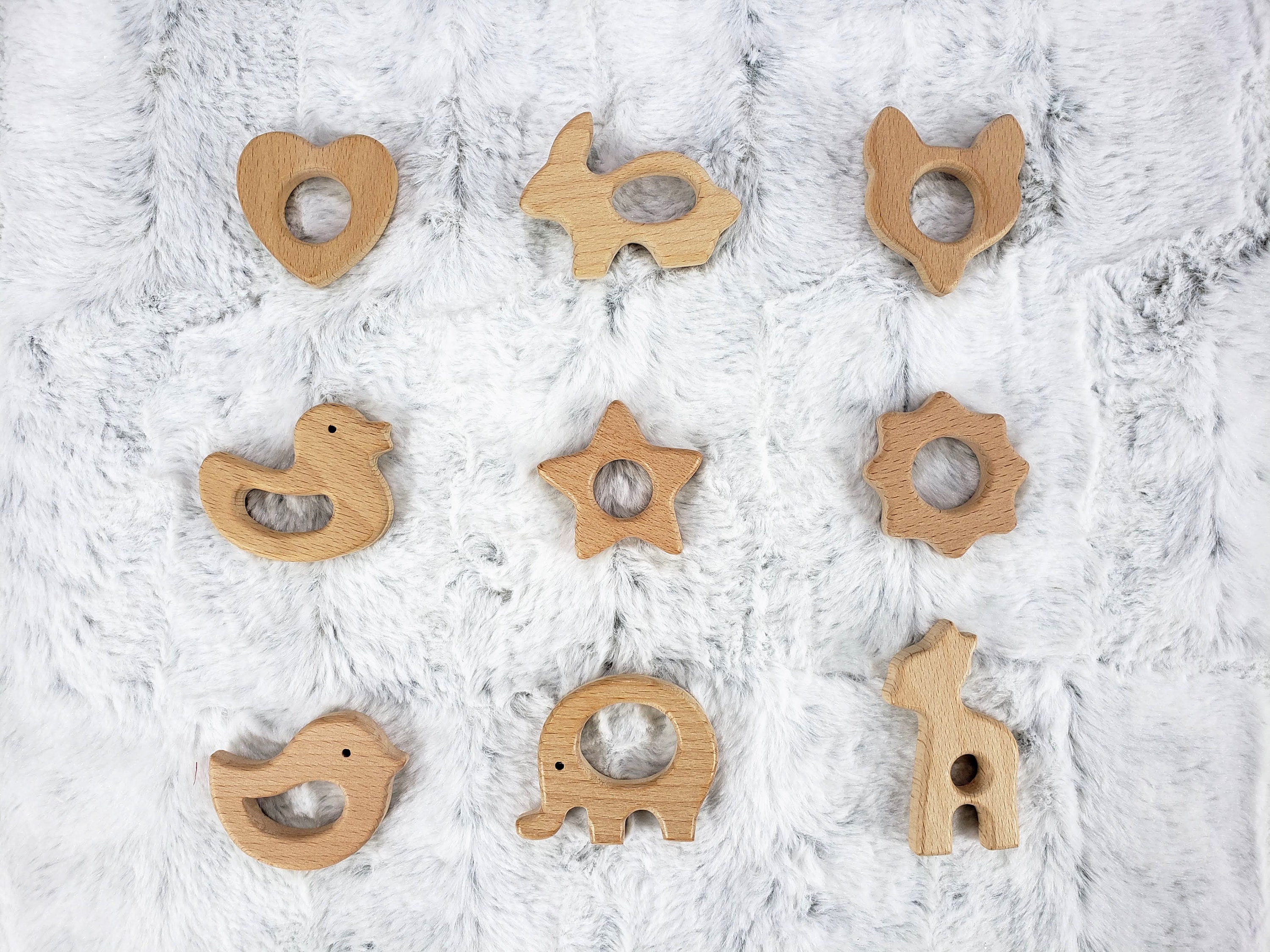 5 Large Wooden Rings for Crafts 85mm Wood Rings Supply for Montessori Baby  Toys, Rattles, Natural Sustainable Organic Beech Wood 