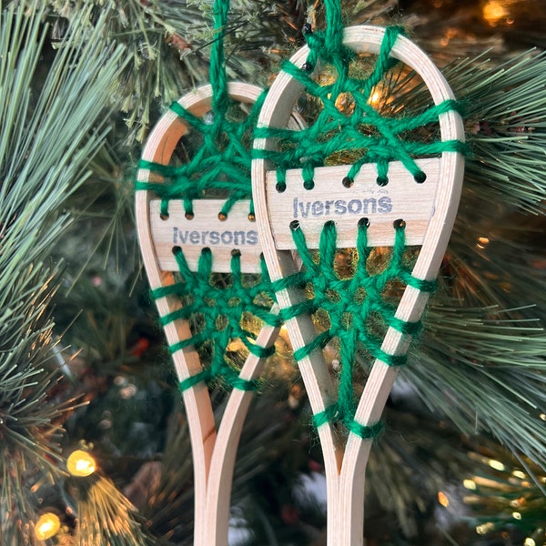 Snowshoe Ornament