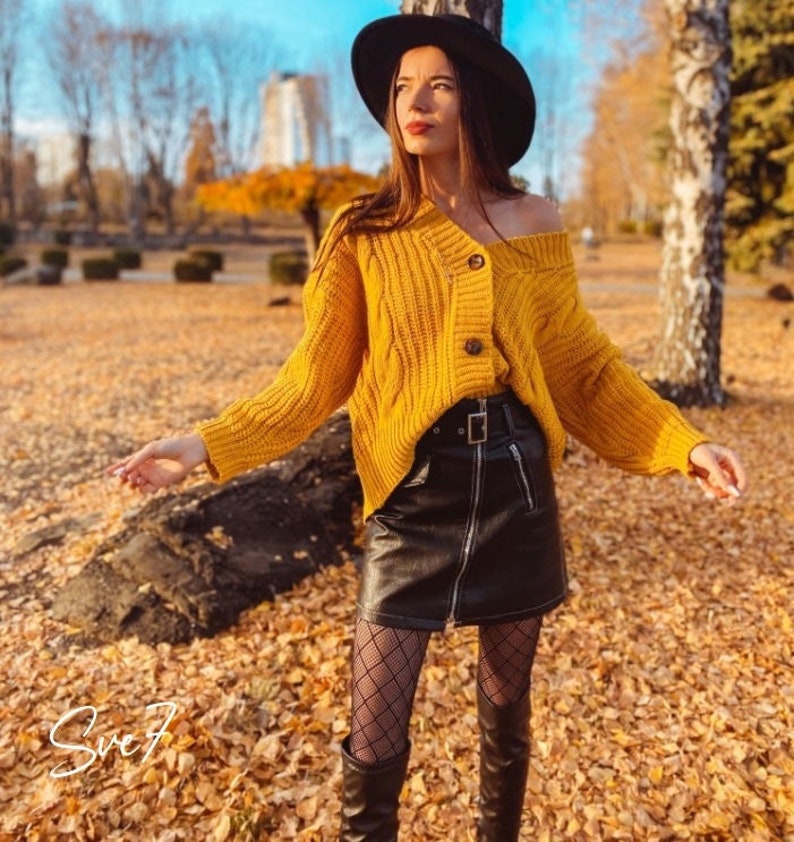 yellow spring sweater