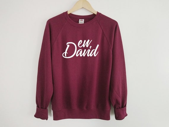 SVE7 Ew David Sweatshirt, David Sweatshirt, Ew David Hoodie, David Rose Sweatshirt, Unisex Rose Apothecary Sweatshirt, Sweatshirt