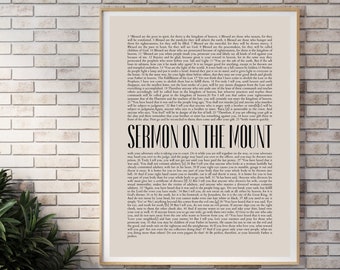 Sermon on the Mount DIGITAL DOWNLOAD Matthew 5
