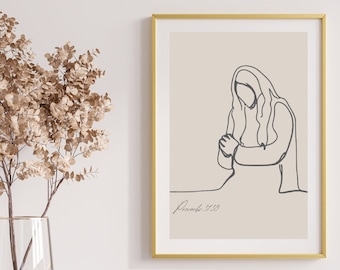 Proverbs 31 Woman Praying DIGITAL DOWNLOAD