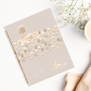 2024 Weekly Planner Jesus Leaves the 99 Christian 8.5" x 11" Softcover  Good Shepherd Gift For Her Christian Daily Planner Agenda for Women