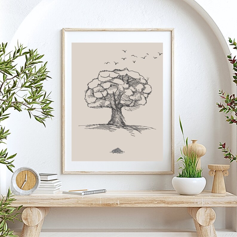 Parable of the Mustard Seed Digital Art Bible Sketch Faith as Small as ...