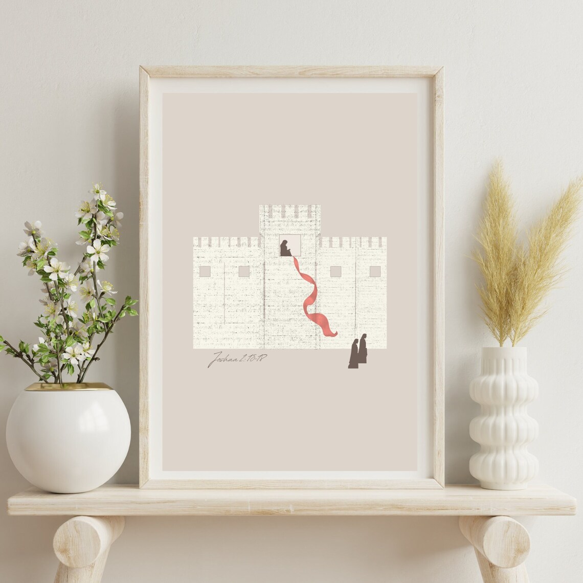 rahab-helps-the-spies-bible-stories-wall-art-women-of-the-bible-modern