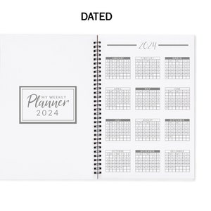 2024 Weekly Planner Jesus Leaves the 99 Christian 8.5 x 11 Softcover Good Shepherd Gift For Her Christian Daily Planner Agenda for Women image 5