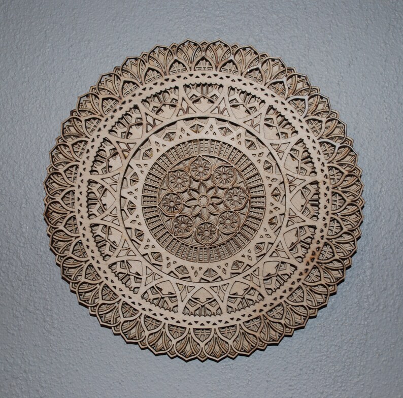 Lasercut 3d Wood Wall Art M015 Etsy