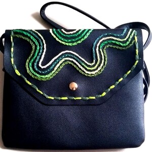2 bolsos de hombro para mujer, bolsos de mujer, bolso negro para mujer, bolsos, monederos, bolso con flores, bolso de lona pintado a mano, bolso bordado