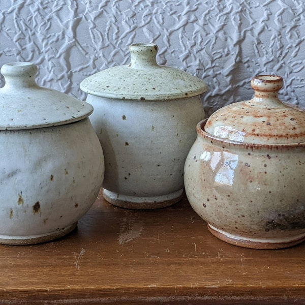 Handmade Ceramic Lidded Jars