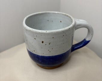 Handmade Blue Striped Mug