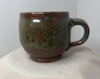 Burnt Orange Pottery Mugs