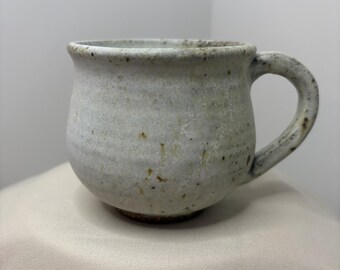 Handmade Cream Pottery Mugs