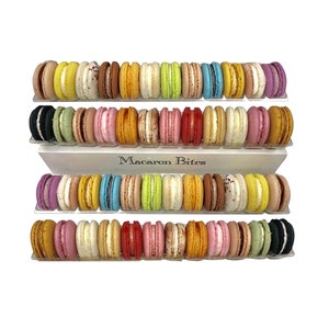 Macaron Bites Mixed Box of 48 Assorted French Macarons