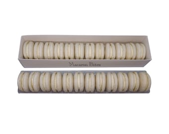 French Macarons Gift Box of 24 - Vanilla
