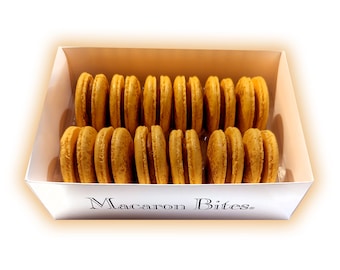Pumpkin Macaron Cookies Gift Box - 12 Count