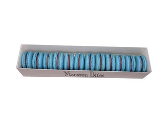 French Macarons Gift Box of 12 - Blueberry