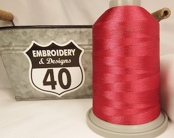 FUCHSIA  Thread Glide Polyester 5500 Yards, 40 wt.  King Large Spool. Made In USA!! Fuchsia 70215