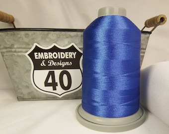 Blue Jay thread Glide polyester 5500 werven, 40 WT.  Koning grote spoel. Gemaakt in de VS!! Blue Jay 30660