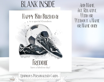 Newcastle Unted Brthday Card | Football Card | Personalsed Card - View #12