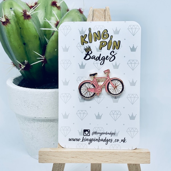 Bicycle Enamel Pin Etsy