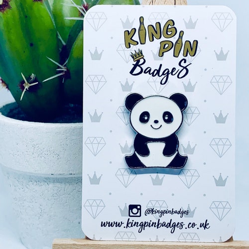 Giant Panda Enamel Lapel Pin Badge/Brooch Cute Animal Consevation Gift BNWT/NEW 