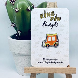 TRACTOR Enamel Pin Badge | Farm Vehicles Pin Badge | Soft Enamel Pin | Trucks and Tractor Gift | Letterbox Gift | Mix & Match 3FOR2