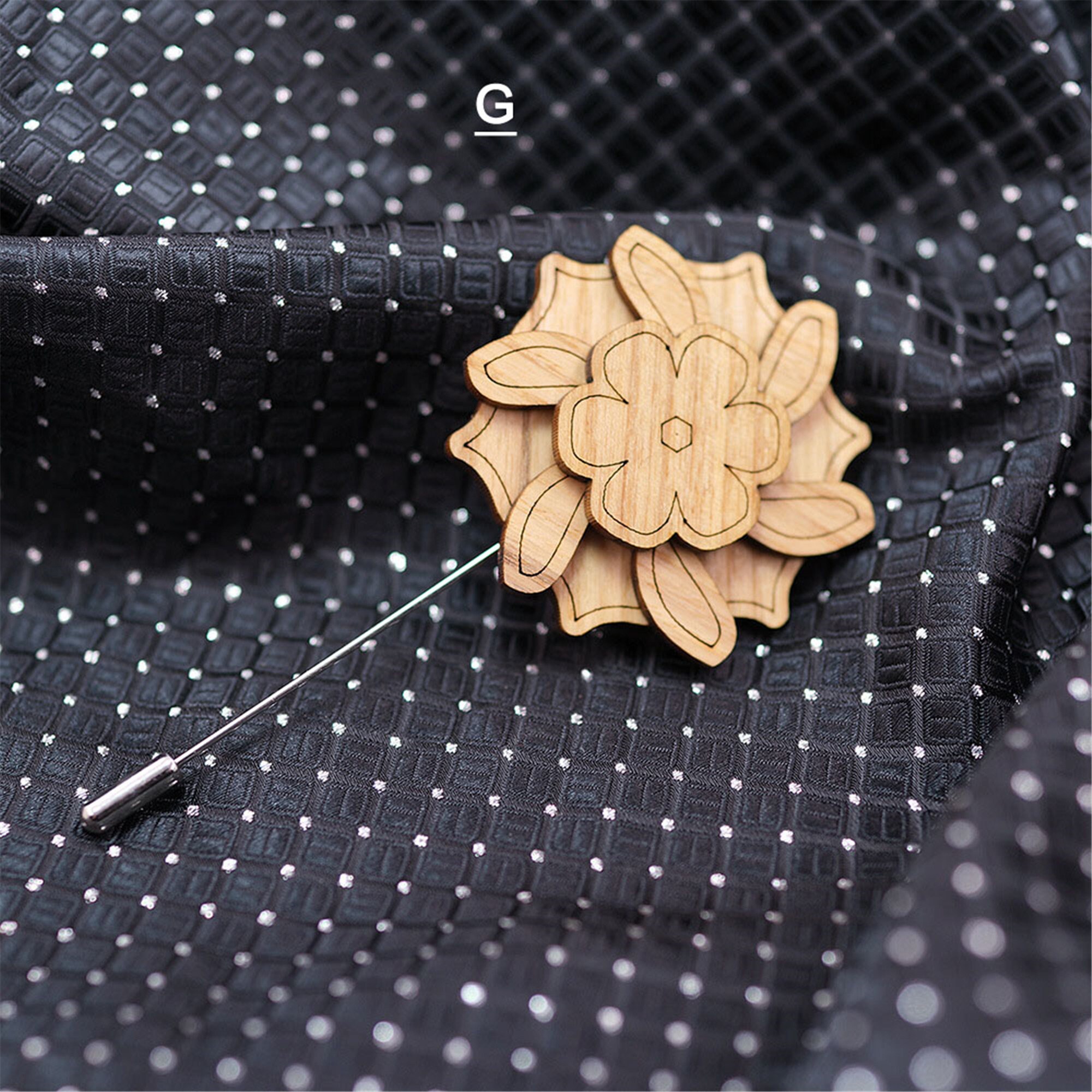 Handmade Wooden Flower Brooch / Brooch/birthday Gift/wonden Etsy Denmark