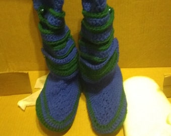 Crocheted Boots for Fall, Winter, or Spring