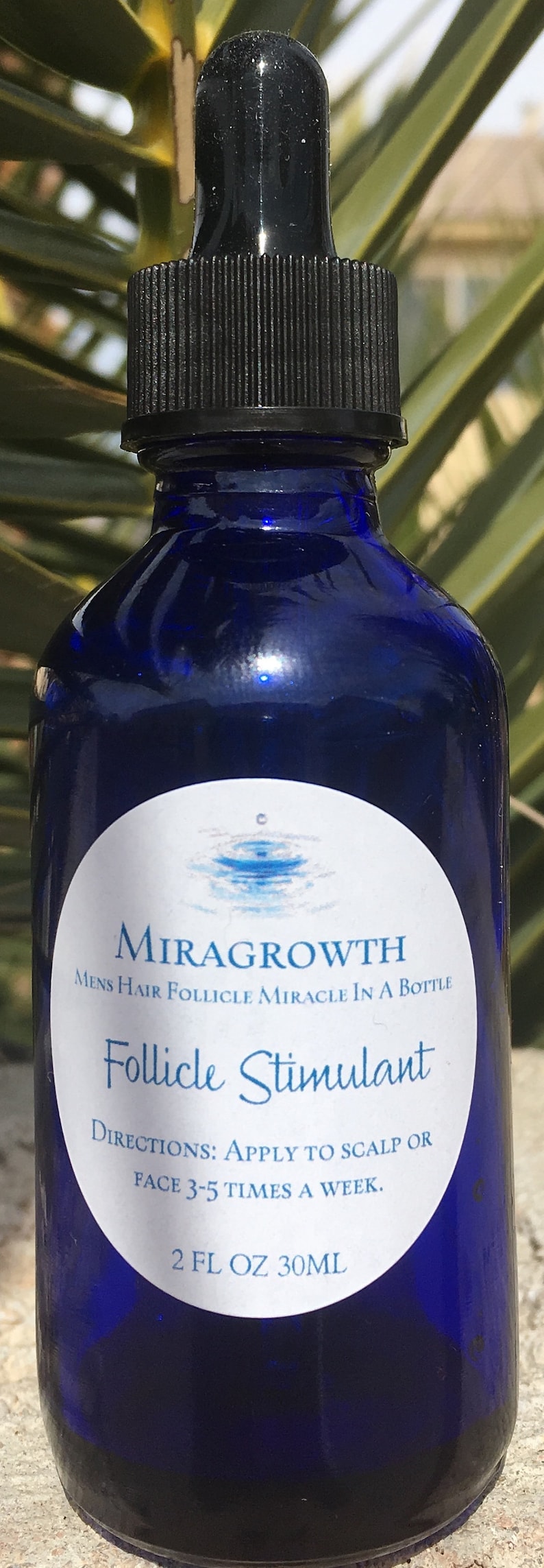 Mens Hair Growth Solution Oil Serum Hair Loss Products Receding