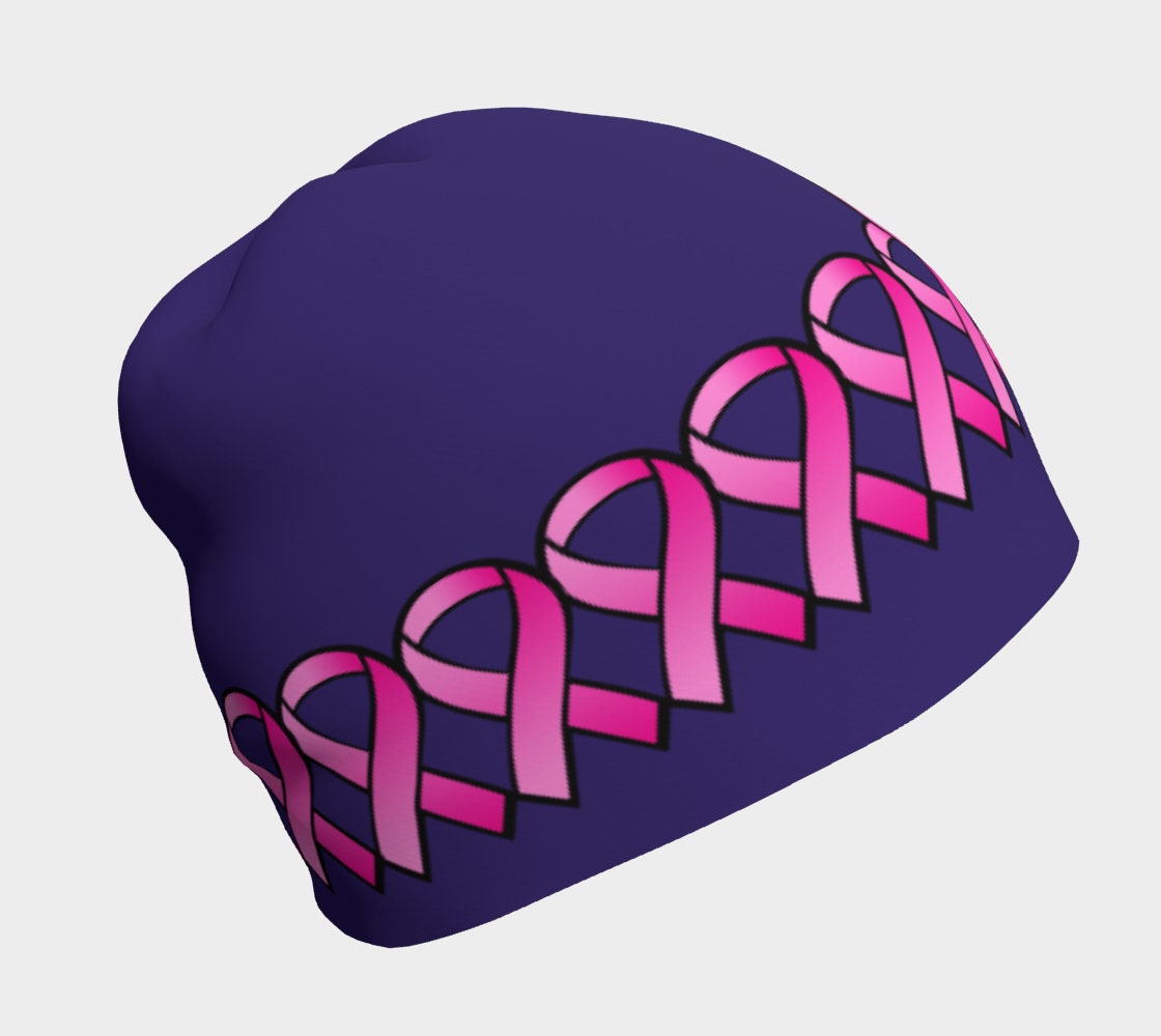 Breast Cancer Cap Beanie cancer hat chemo cap breast Etsy