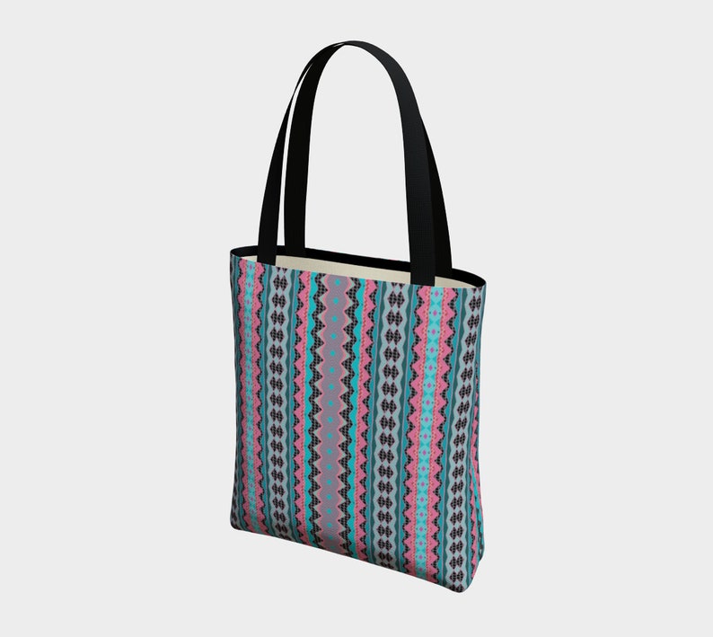 carry-all Tote bag Pueblo purse southwest design baby bag handbag knitting bag shopping tote