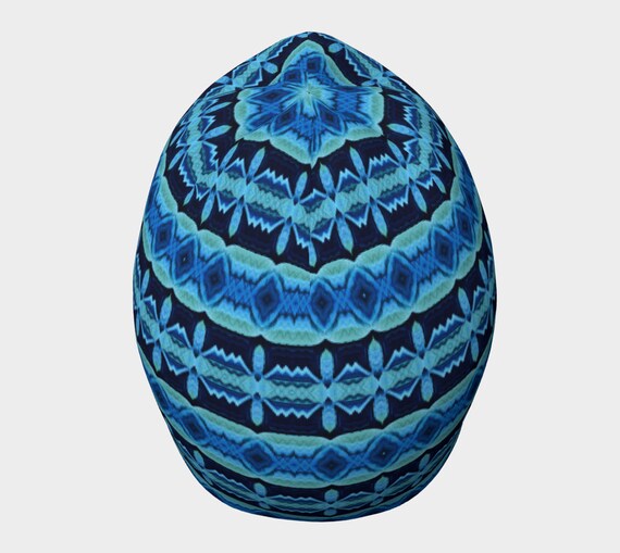 Fleur Bleue Beanie Cancer Hat Chemo Cap Kids Cancer Cap Hair Loss Hat Alopecia Cap Skullcap Surgeons Cap Nurses Cap